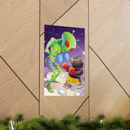 Cosmic Clash Premium Matte Vertical Posters