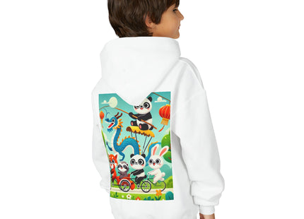 Rolling Along Together Youth Heavy Blend Hooded Sweatshirt