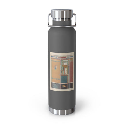 Pompeii Wall Pl.20 by Victor Steeger Copper Vacuum Insulated Bottle, 22oz