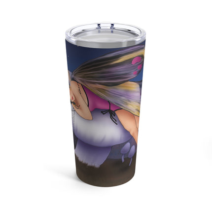 Slumbering Fairy on a Mushroom Tumbler 20oz