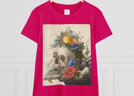 Vanitas Still Life by Herman Henstenburgh Women's Midweight Cotton Tee