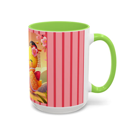 Whimsical Springtime Exchange Colorful Mugs (11oz, 15oz)