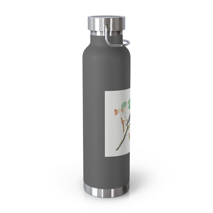 Orange-Headed Ground Thrush by Shaikh Zain al–Din Copper Vacuum Insulated Bottle, 22oz