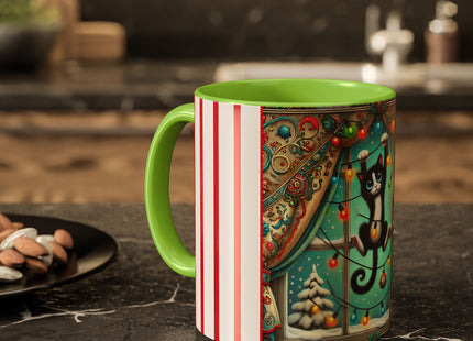 Mischief in Tinselland Colorful Mugs (11oz, 15oz)