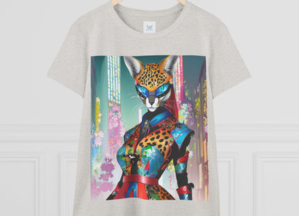 Cyber Cat Glamour Cotton Tee
