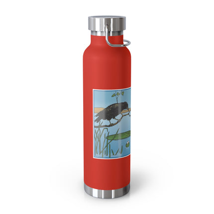 The Crow and the Frog Copper Vacuum Insulated Bottle, 22oz