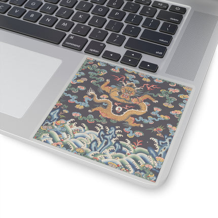 Rank Badge with Dragon with Deer Hooves Kiss-Cut Stickers (4 Sizes)