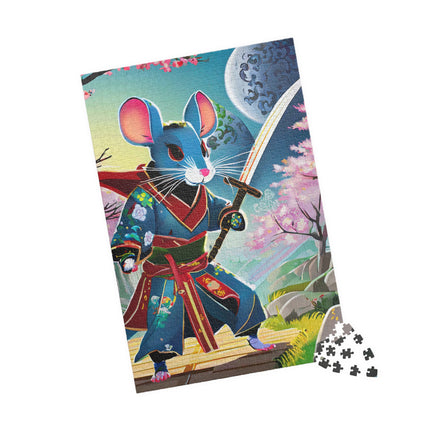 Cyber Samurai Rat Puzzle (110, 252, 520, 1014-piece)