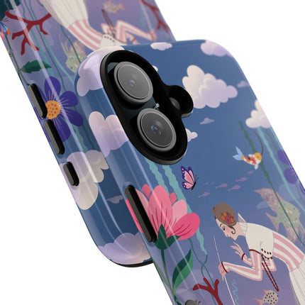 🐠🌸 The Enchanted Aquarium Garden Phone Case – Art Deco Underwater Fantasy