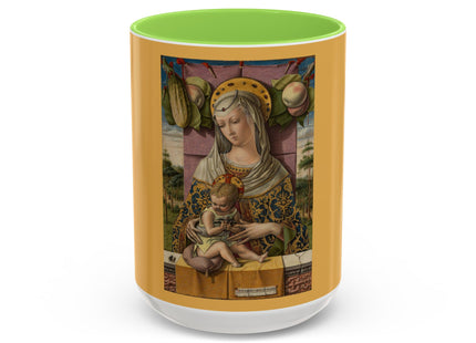 Madonna and Child by Carlo Crivelli Colorful Mugs (11oz, 15oz)