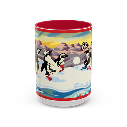 Snowball Shenanigans Colorful Mugs (11oz, 15oz)