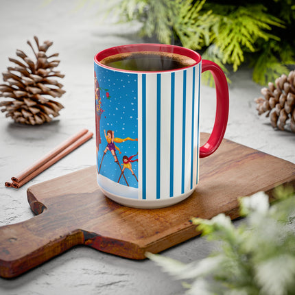 Snowfall & Couture Colorful Mugs (11oz, 15oz)