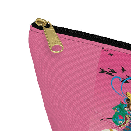 Samurai Princess on the White Steed Cosmetic Bag – Bold Fantasy & Elegant Adventure