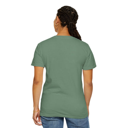 Black Cat in Kimono Unisex Garment-Dyed T-shirt