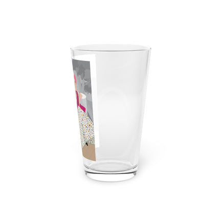 The Red Bird Pint Glass – Gentle Storybook Charm & Elegant Whimsy