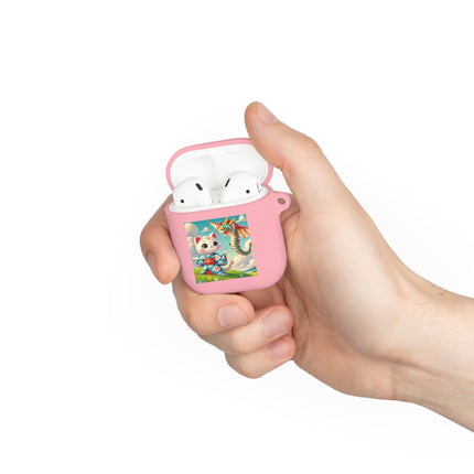 Geisha Kitten and the Dragon Kite AirPods and AirPods Pro Case