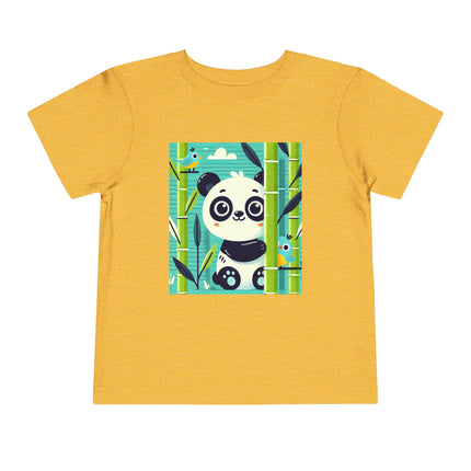 Bamboo Panda Friends Toddler Short Sleeve Tee
