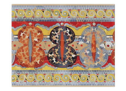 Reproduction of the Shield Frieze by Emile Gilliéron Matte Canvas, Stretched, 0.75"