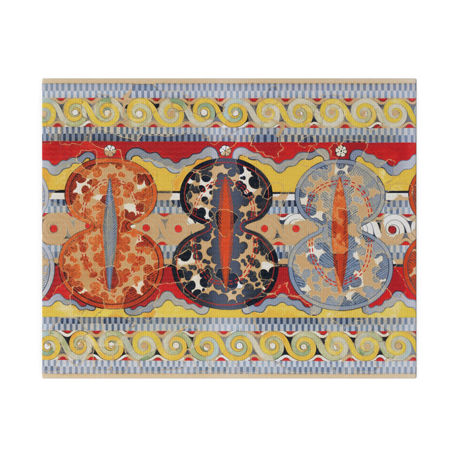 Shield Frieze – Mycenaean Fresco Reproduction by Emile Gilliéron