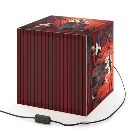 Halloween Night Scene Light Cube Lamp
