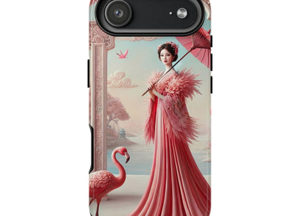 Petals, Porcelain, and Flamingos Phone Cases
