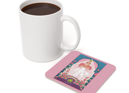 Leo Zodiac Design – August & Peridot | Cork Back Coaster