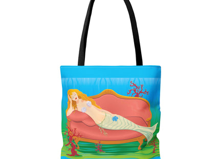 A Mermaid's Peaceful Refuge Tote Bag (AOP)