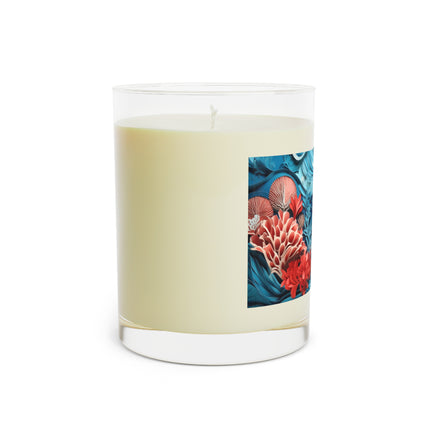 Enchanting Underwater Scene Scented Candle - Full Glass, 11oz - The White Tea & Fig, The Lavender & Sage, and The Ocean Mist & Moss