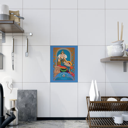 April & Diamond Ceramic Tile — Gem Series by Sofia Chiostri