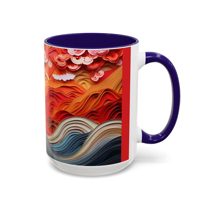 Vibrant Sunrise Sky Colorful Mugs (11oz, 15oz)
