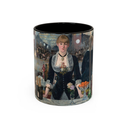 A Bar at the Folies-Bergère by Edouard Manet Colorful Mugs (11oz, 15oz)