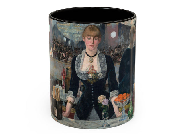 A Bar at the Folies-Bergère by Edouard Manet Colorful Mugs (11oz, 15oz)
