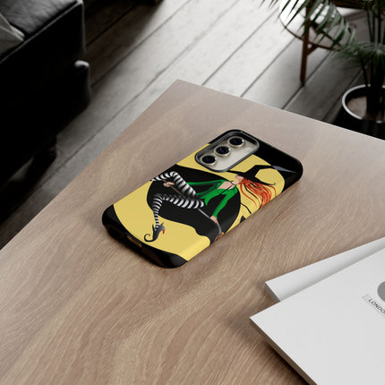 A Witch’s Moonlit Flight Phone Cases