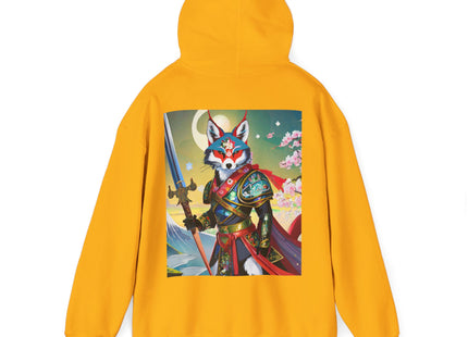 Cyberpunk Samurai Fox – Heavy Blend™ Hooded Sweatshirt
