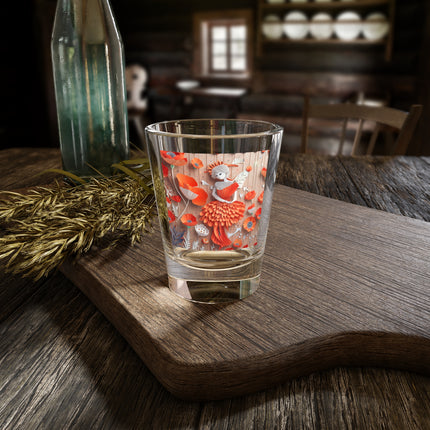 Poppy Fairy Shot Glass, 1.5oz