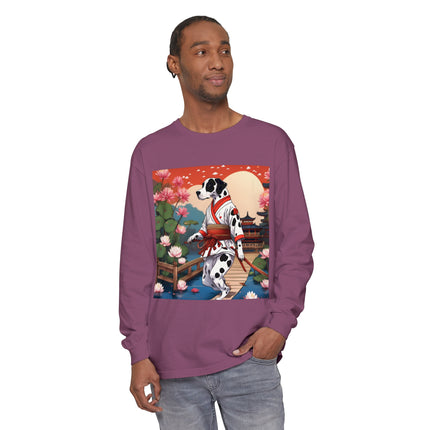 Doberman of the Rising Sun Long Sleeve T-Shirt