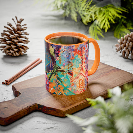 Golden Wisteria Symphony Colorful Mugs (11oz, 15oz)
