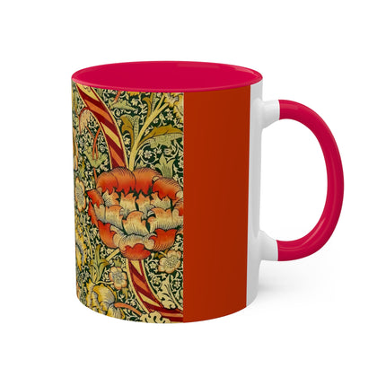 Chintz the Wandle Design by William Morris Colorful Mugs, 11oz