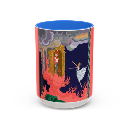 The Firebird's Awakening Colorful Mug (11oz, 15oz) – Ballet Fantasy, Mythic Fire & Art Deco Drama