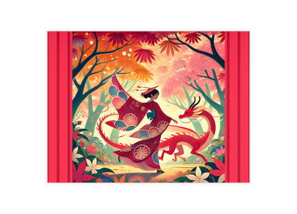 The Dragon Fairy’s Dance Ceramic Tile