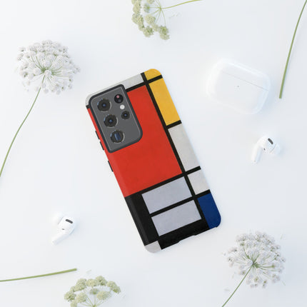 Composition with Red, Yellow, Blue, and Black by Piet Mondrian Phone Cases