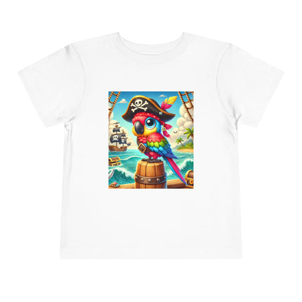 Captain Parrot and the Treasure Seas Toddler Short Sleeve Tee