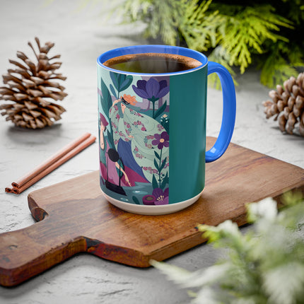 The Ladies Of The Secret Masquerade Colorful Mugs – Art Deco Floral Mystery