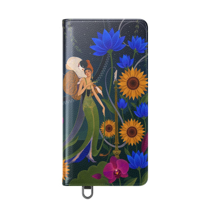 🌙🕯️ The Lady Of The Midnight Garden Flip Case – Art Deco Nocturne