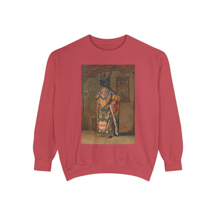 A Buddhist Lama by Vasily Vereshchagin Garment-Dyed Sweatshirt