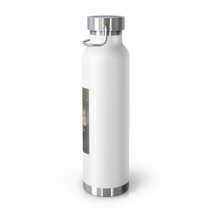 Whispers of Love: A Vintage Art Deco Fairytale Copper Vacuum Insulated Bottle, 22oz