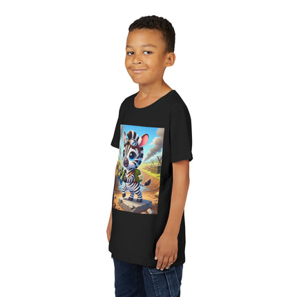 Zebra Lookout Youth Short Sleeve Tee