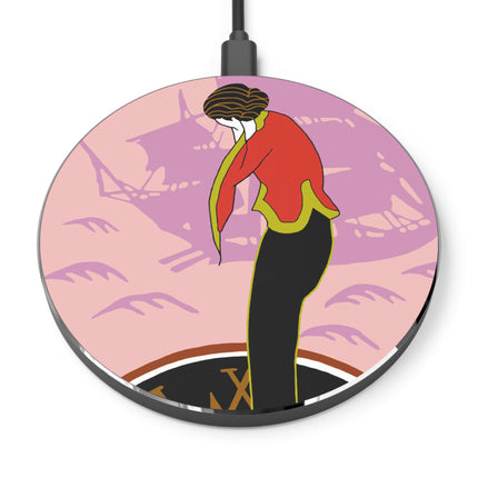 Woman Waiting for her Beloved at 1:59 by Kobayashi Wireless Charger