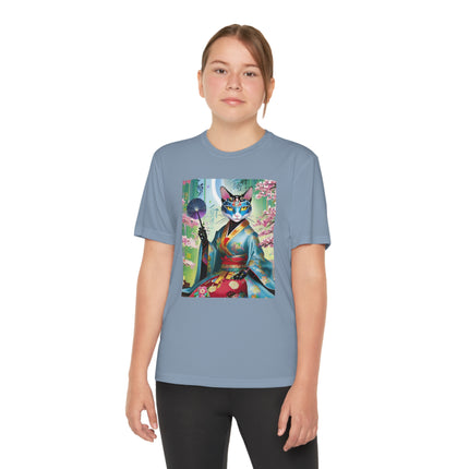 Cyberpunk Geisha Youth Competitor Tee