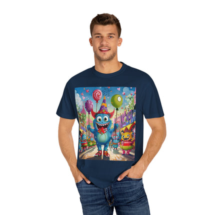 Monster Parade Madness Unisex Garment-Dyed T-shirt